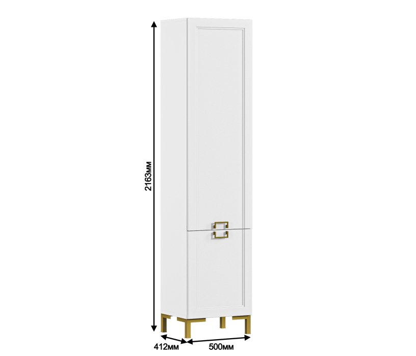 Стенки для гостиной, Комплект для гостиной Ассоль, Белый