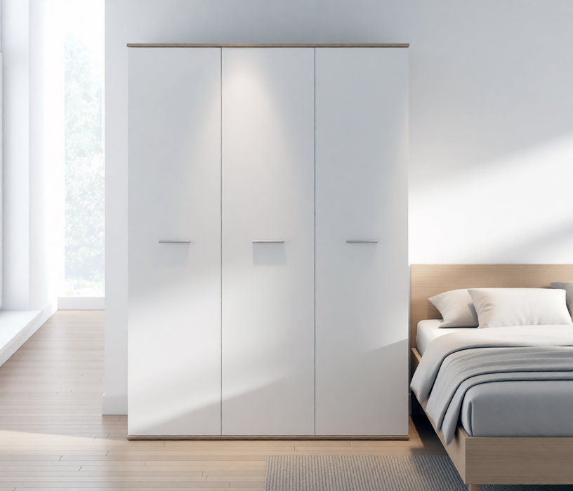 Спальные гарнитуры, Мамбо Спальня Комплект 3 Дуб Сонома/Белый